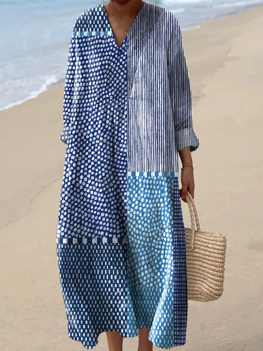 Lucille | Comfortable colorful women's dress