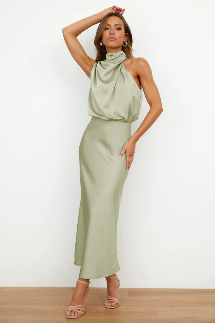 Marian | Elegant American-Neck Evening Dress