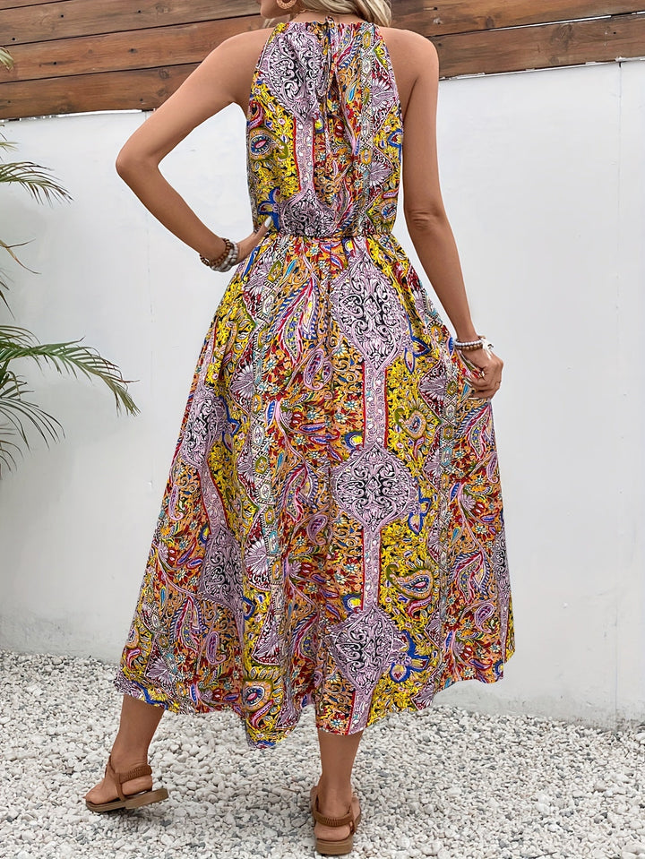 Billabri | elegant paisley print dress