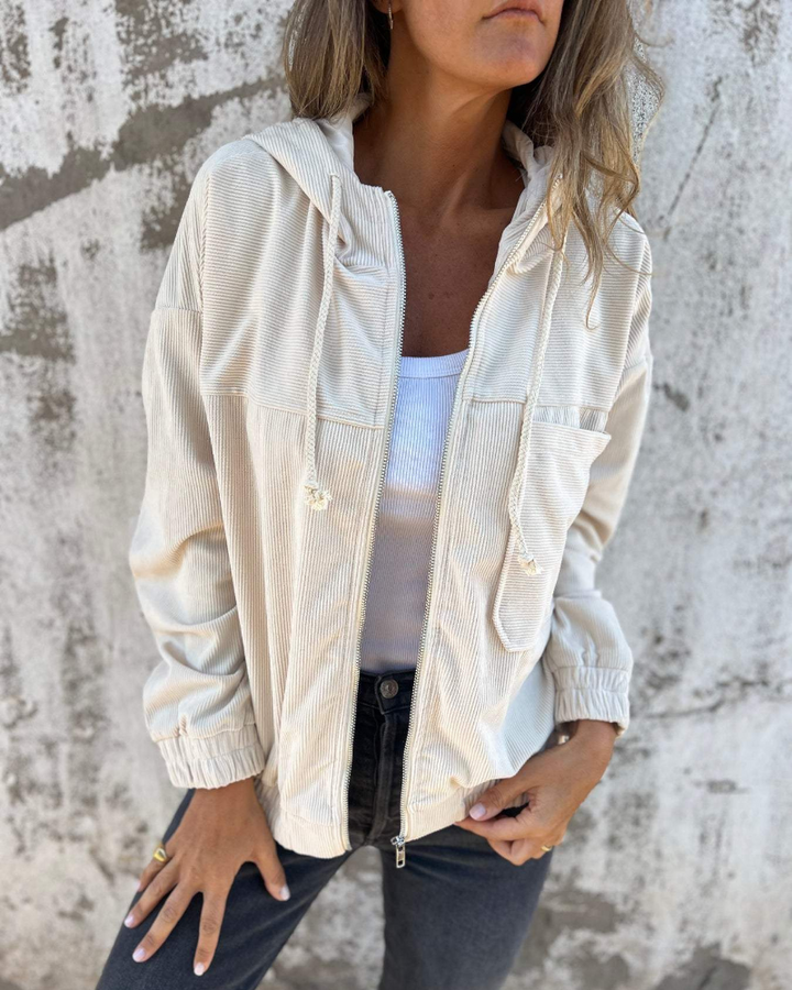 Anna | Zip-Up Hooded Jacket