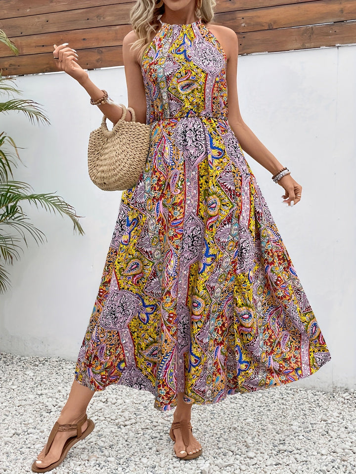 Billabri | elegant paisley print dress