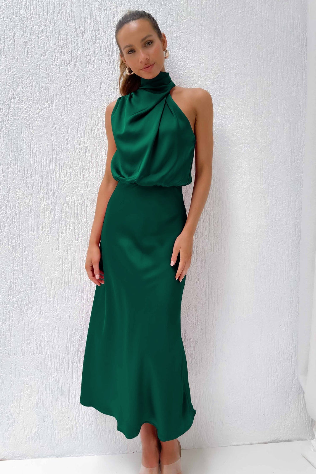 Marian | Elegant American-Neck Evening Dress