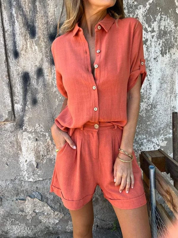 Emily | Women’s Relaxed Fit Summer Lounge Two-Piece Set