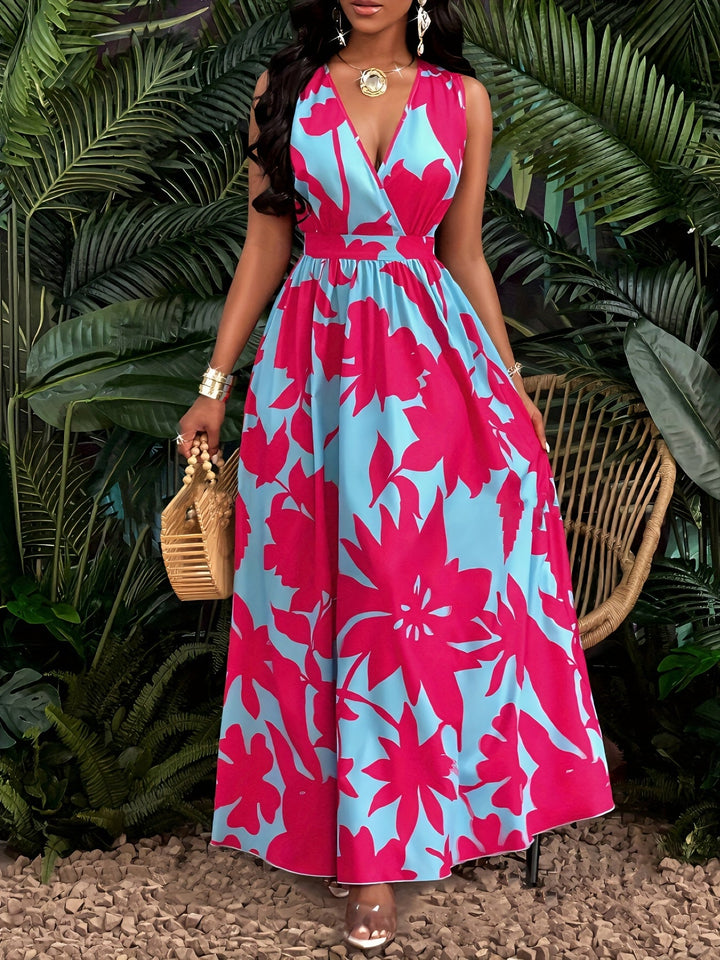 Bodine | vibrant floral print dress