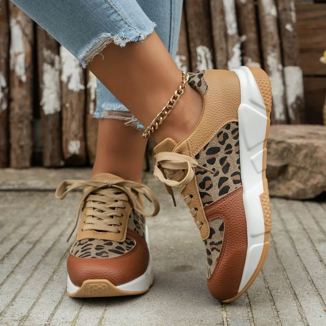 Grace | Orthopedic Leopard Sneakers