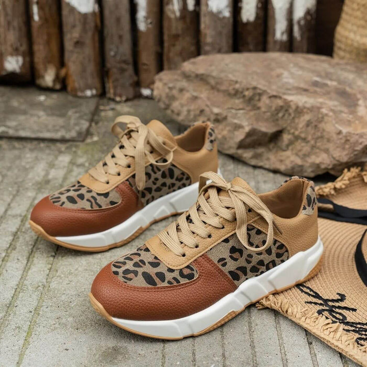 Grace | Orthopedic Leopard Sneakers