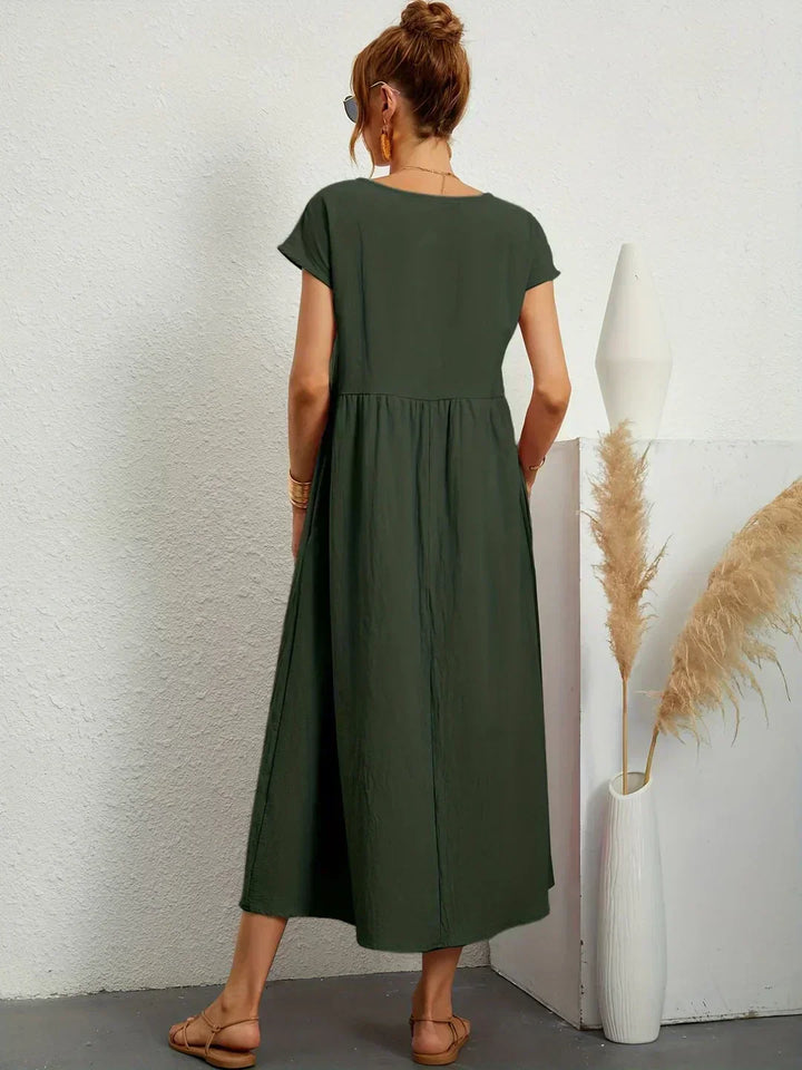 Ayla™ | Lightweight, soft cotton dress with pockets