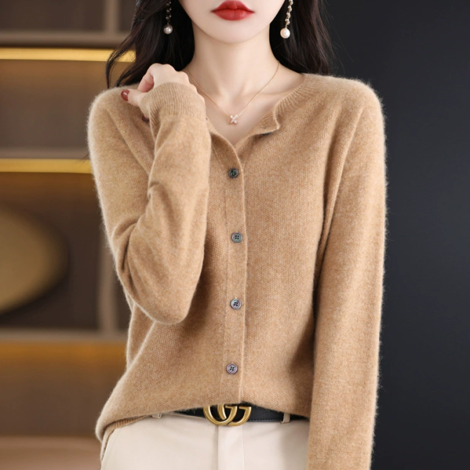 Miranda | Cozy Button Front Sweater