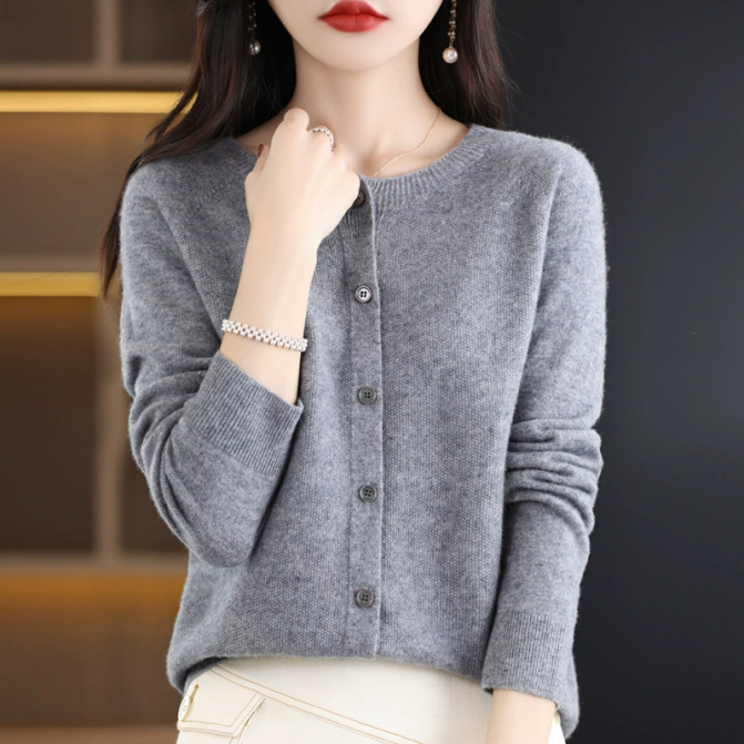 Miranda | Cozy Button Front Sweater