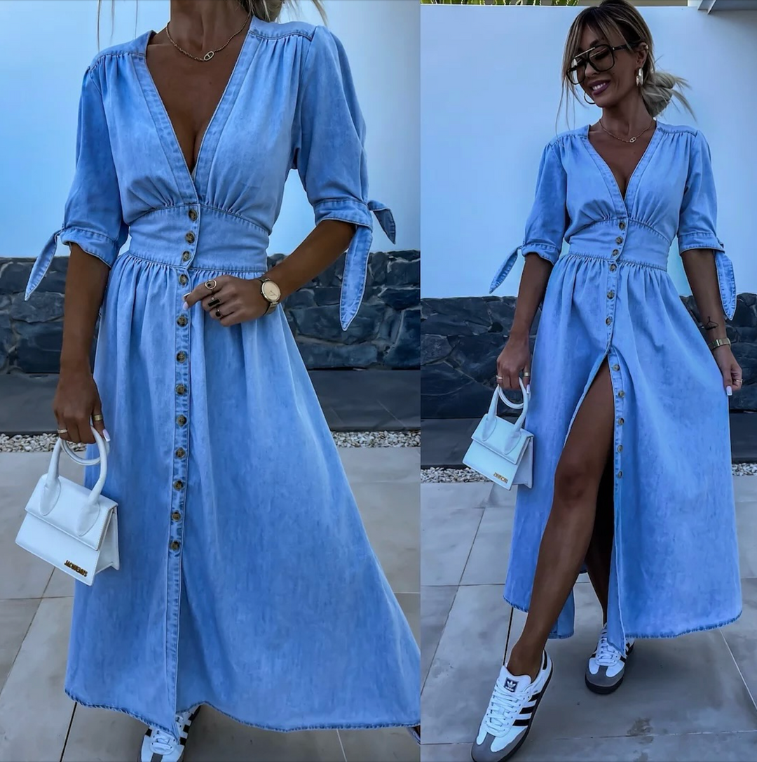 Rachel | Brilliant denim dress