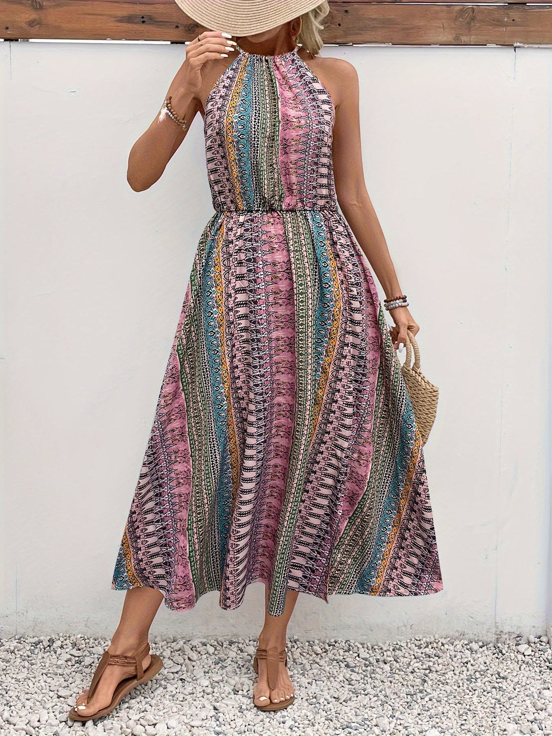 Billabri | elegant paisley print dress