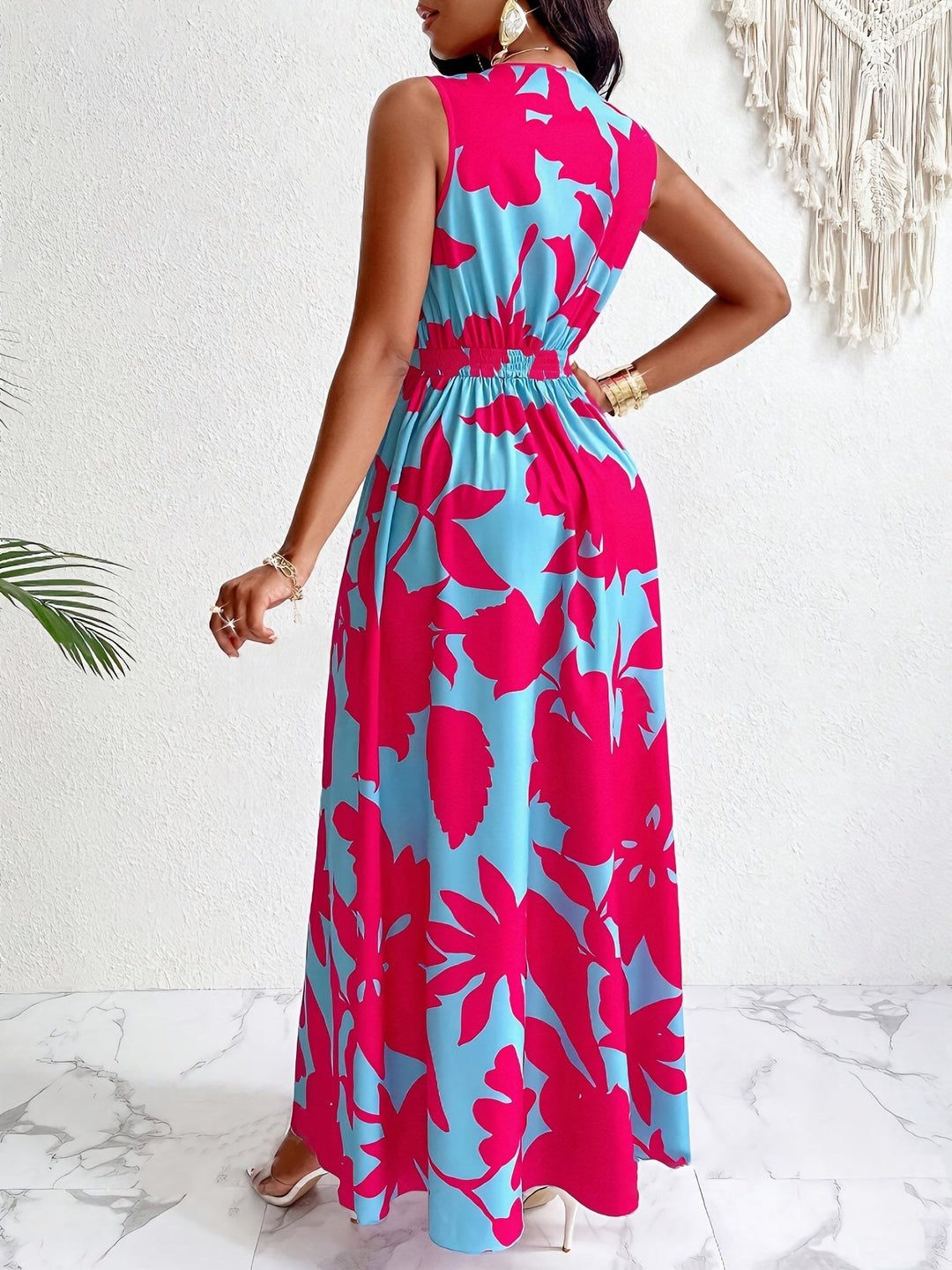 Bodine | vibrant floral print dress